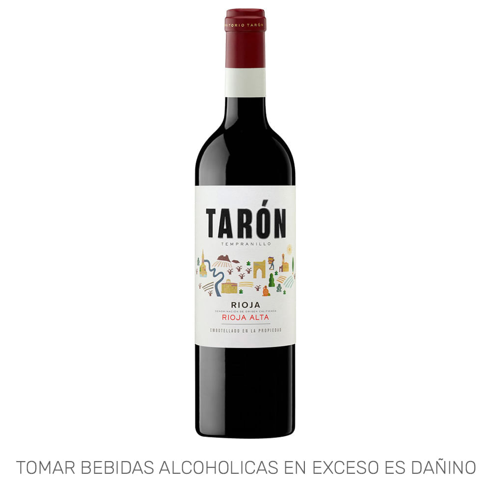 Vino Tinto TARÓN Tempranillo Botella 750ml Vino Tinto TARÓN Tempranillo Botella 750ml