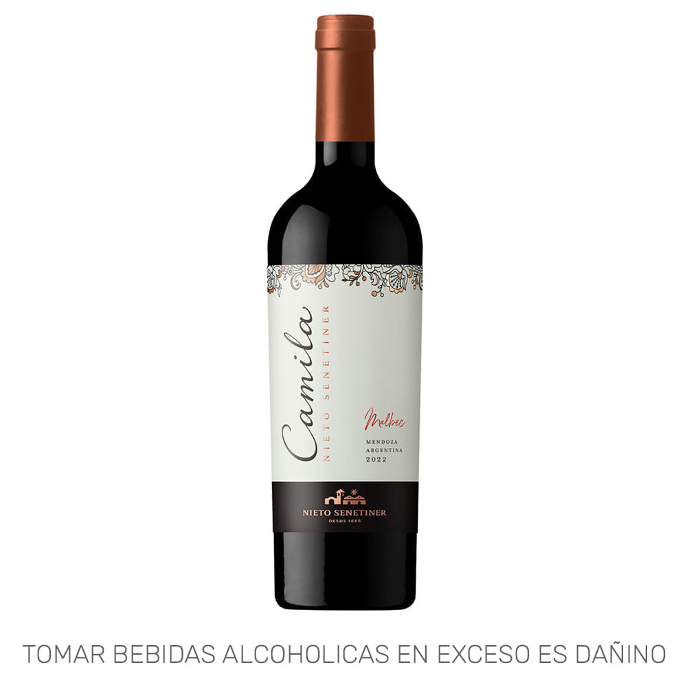 Vino Tinto NIETO SENETINER Camila Malbec Botella 750ml