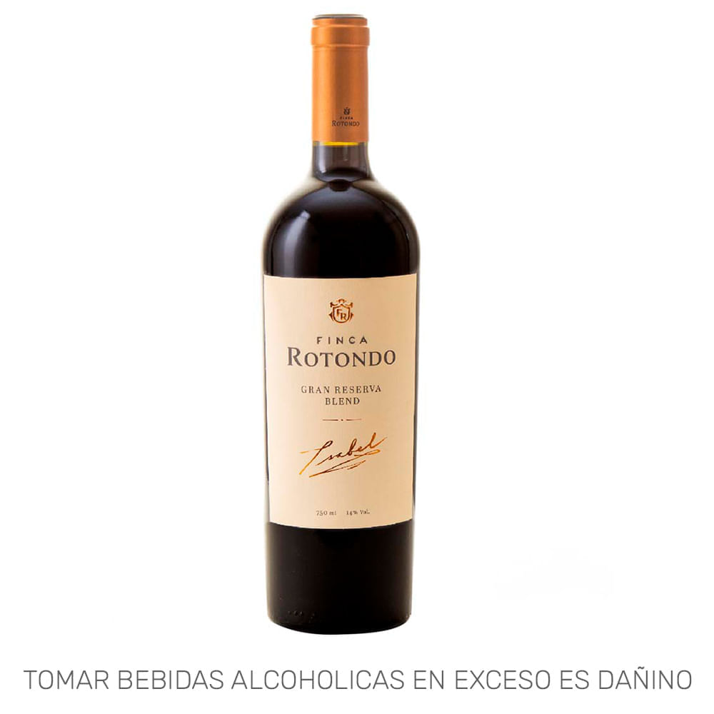 Vino Tinto FINCA ROTONDO Gran Reserva Blend Isabel Botella 750ml