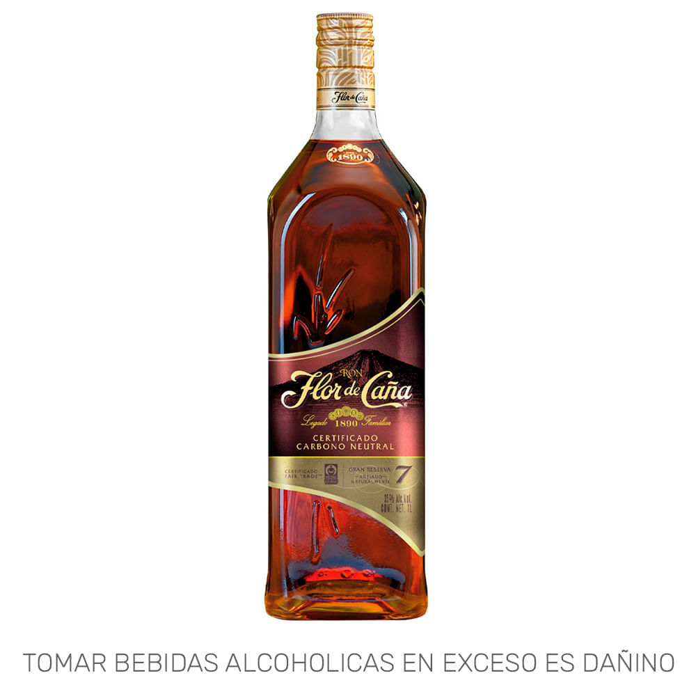 Ron FLOR DE CAÑA 7 Años Botella 1L