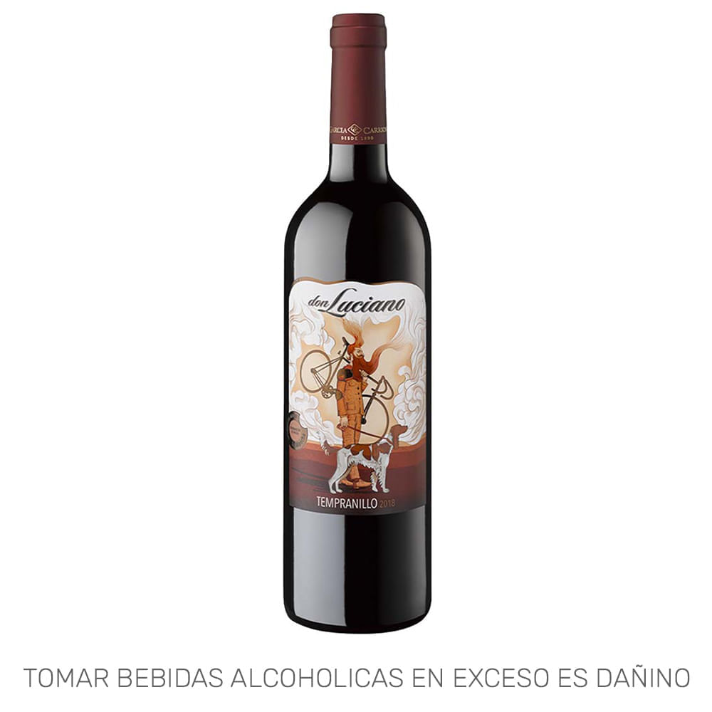 Vino Tinto DON LUCIANO Tempranillo Botella 750ml