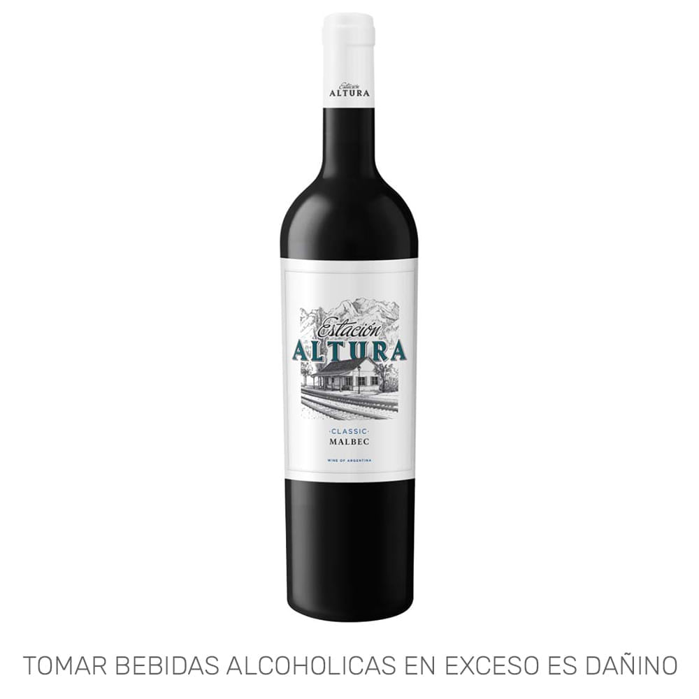 Vino Tinto ESTACIÓN ALTURA Classic Malbec Botella 750ml