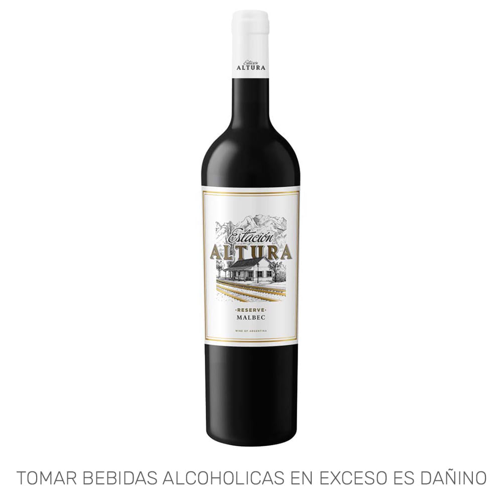 Vino Tinto ESTACIÓN ALTURA Reserva Malbec Botella 750ml