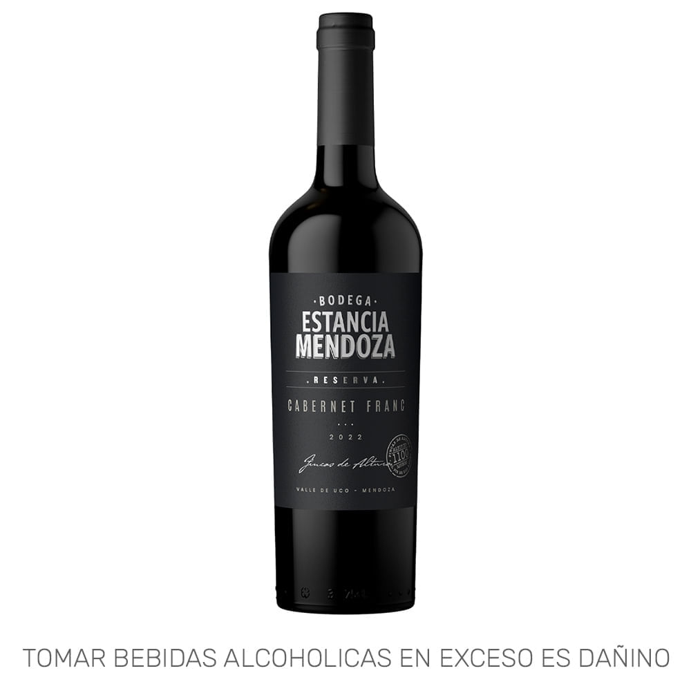 Vino Tinto ESTANCIA MENDOZA Reserva Cabernet Franc Botella 750ml