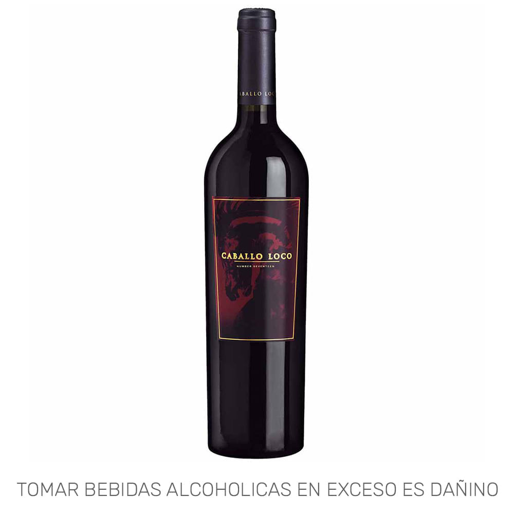 Vino Tinto CABALLO LOCO Numerado Botella 750ml Vino Tinto CABALLO LOCO Numerado Botella 750ml