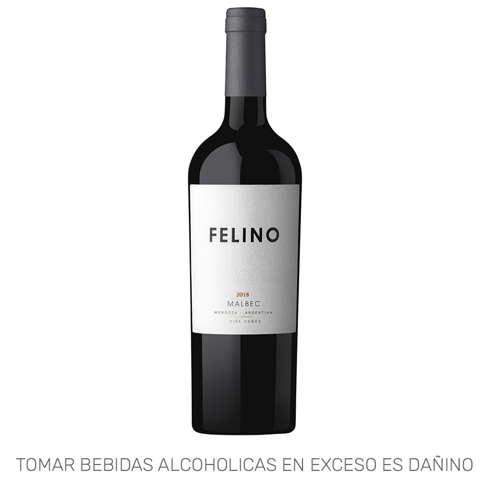 Vino Tinto VIÑA COBOS Felino Malbec Botella 750ml