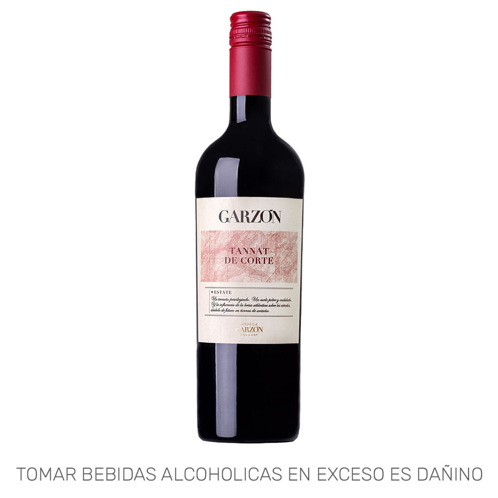 Vino Tinto GARZON Estate Tannat de Corte Botella 750ml