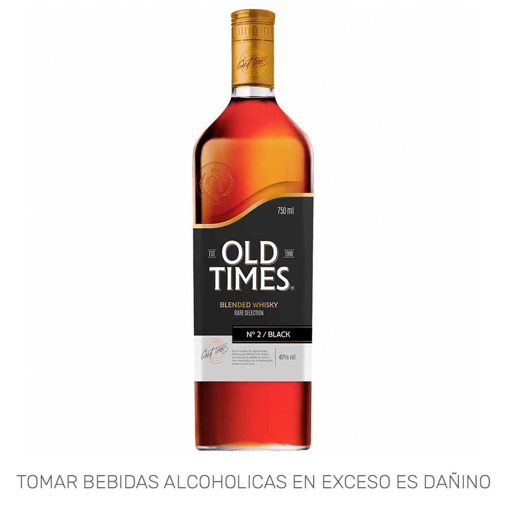 Whisky OLD TIMES Black Botella 750ml Whisky OLD TIMES Black Botella 750ml