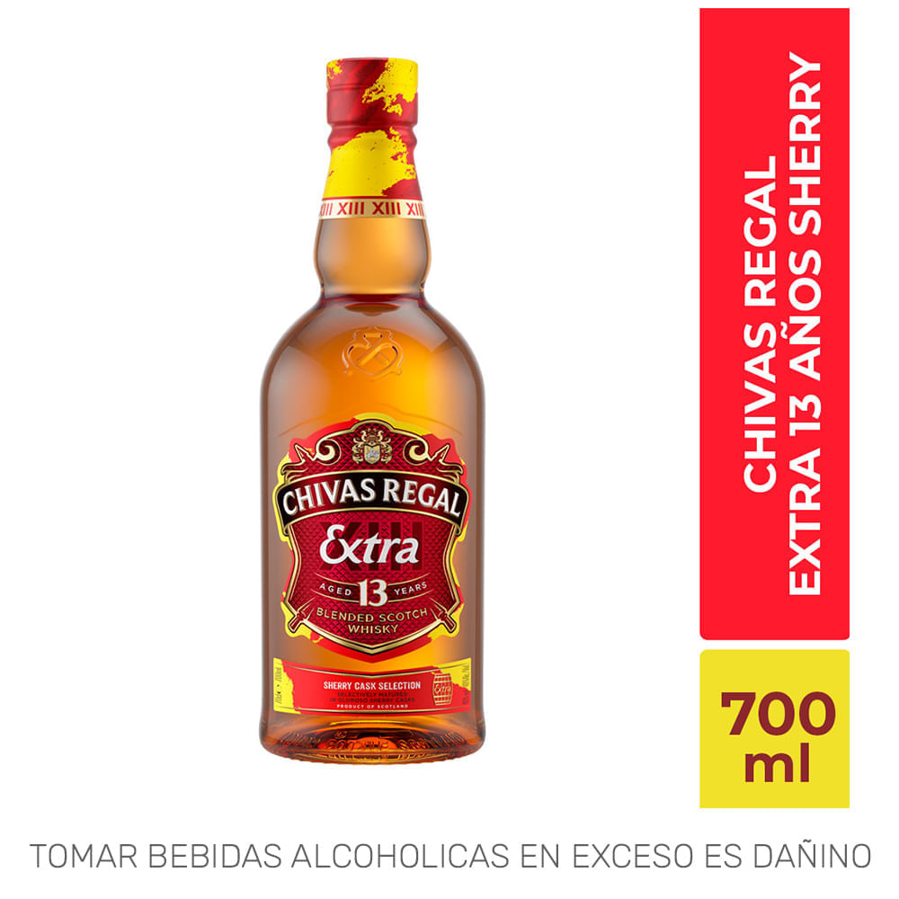Whisky CHIVAS REGAL 13 Años Botella 700ml Whisky CHIVAS REGAL 13 Años Botella 700ml