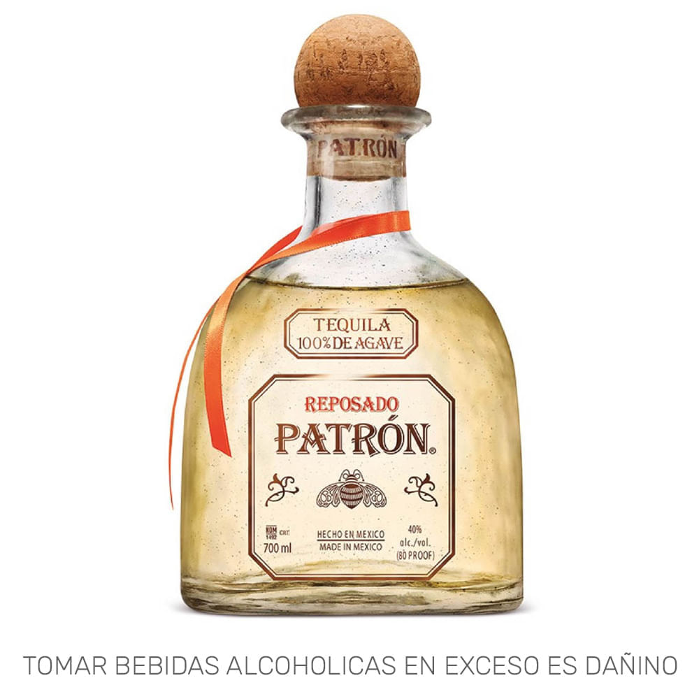 Tequila PATRÓN Reposado Botella 750ml
