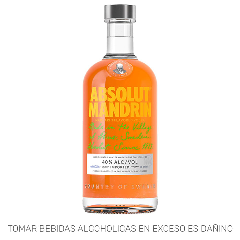 Vodka Mandarin ABSOLUT Botella 700 ml Vodka Mandarin ABSOLUT Botella 700 ml