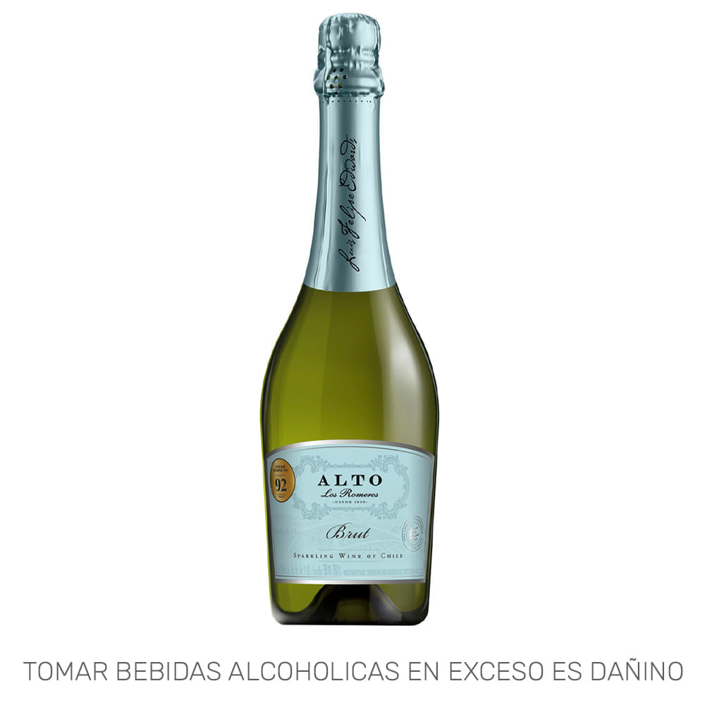 Espumante Brut ALTOS LOS ROMEROS Botella 750ml Espumante Brut ALTOS LOS ROMEROS Botella 750ml