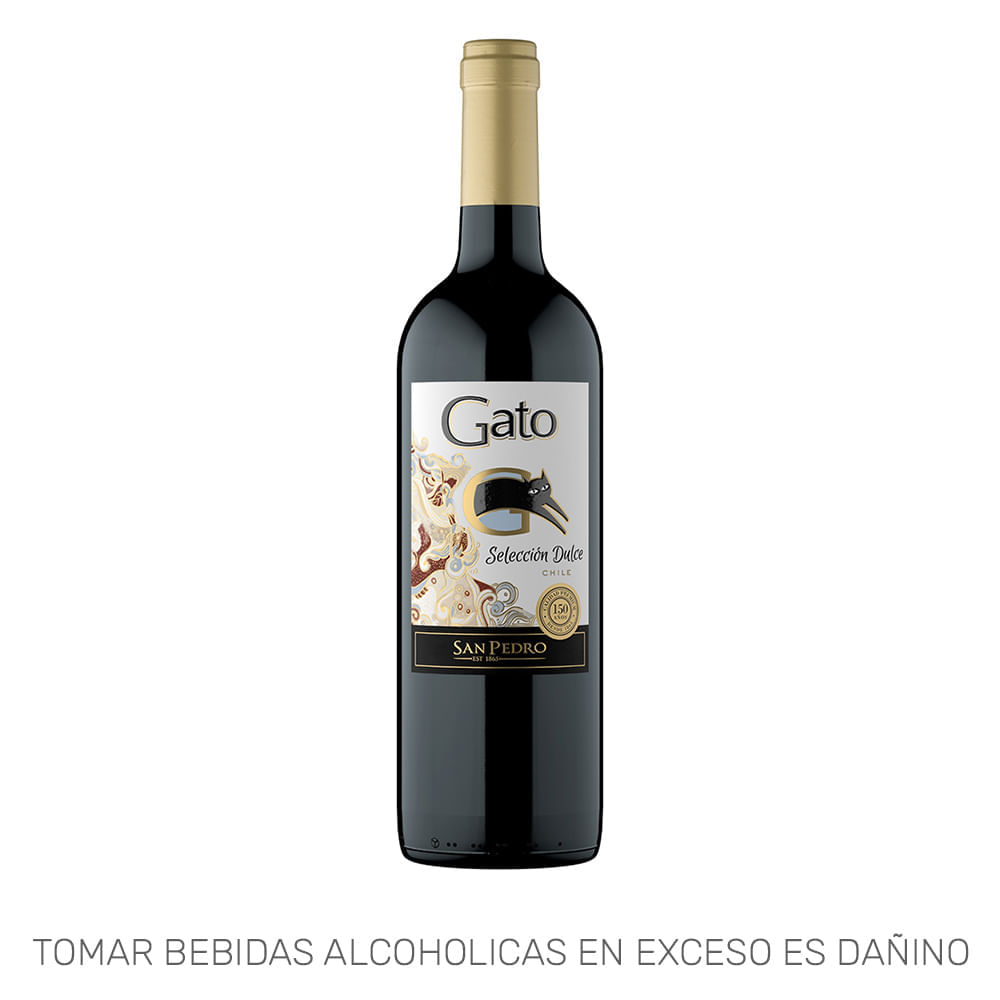 Vino Tinto GATO NEGRO Blend Selección Dulce Botella 750ml Vino Tinto GATO NEGRO Blend Selección Dulce Botella 750ml