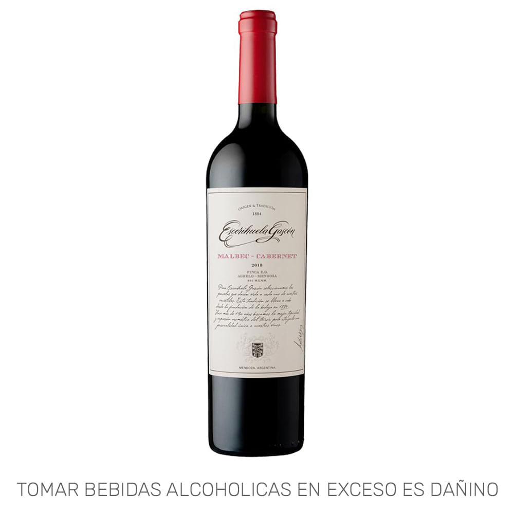 Vino Tinto ESCORIHUELA GASCÓN Malbec - Cabernet Sauvignon Botella 750ml