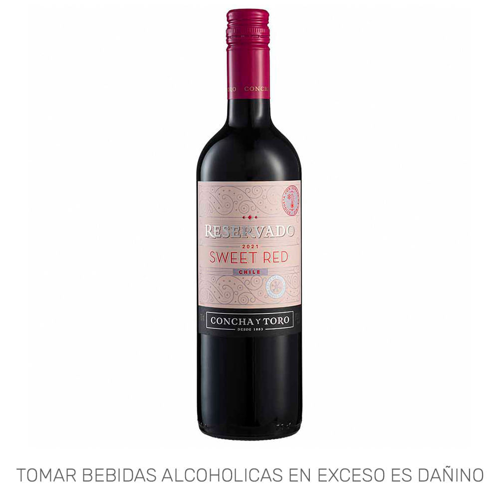 Vino Tinto CONCHA Y TORO Reservado Sweet Red Botella 750ml Vino Tinto CONCHA Y TORO Reservado Sweet Red Botella 750ml