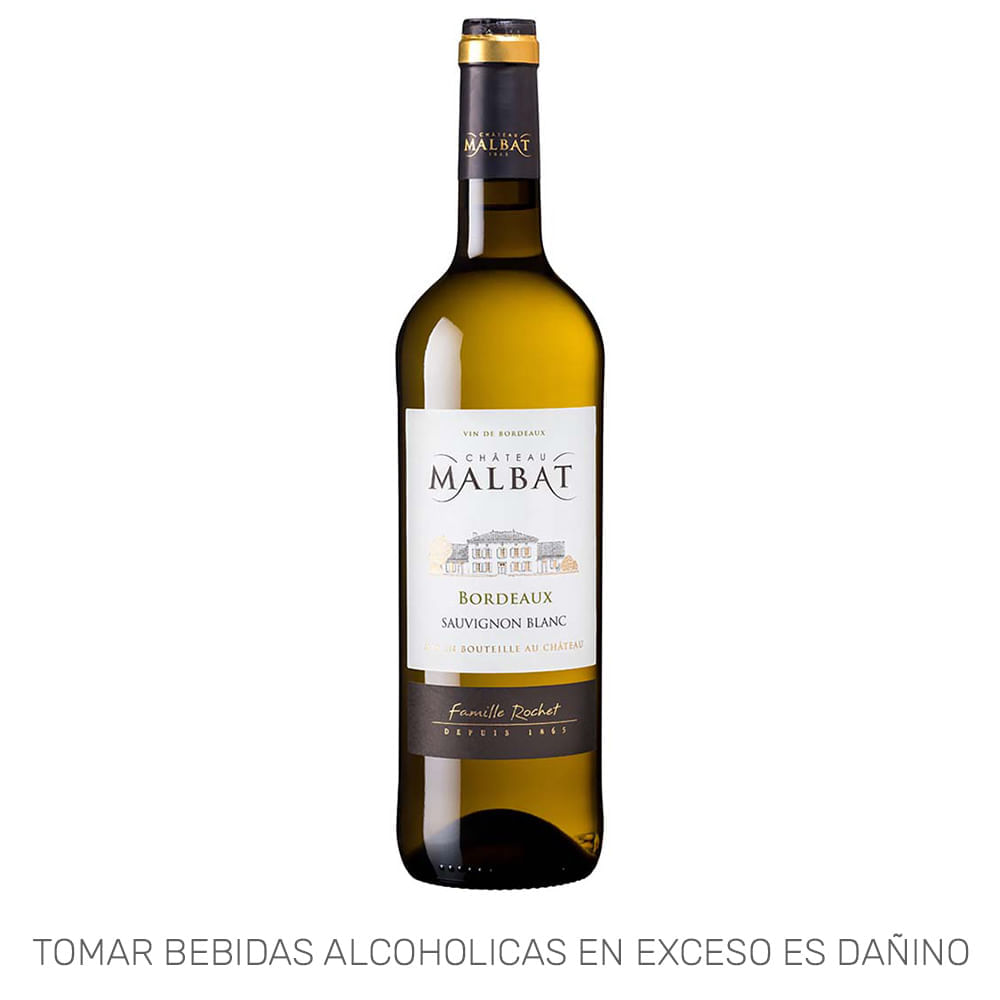 Vino Blanco BORDEAUX Chateau Malbat Botella 750ml