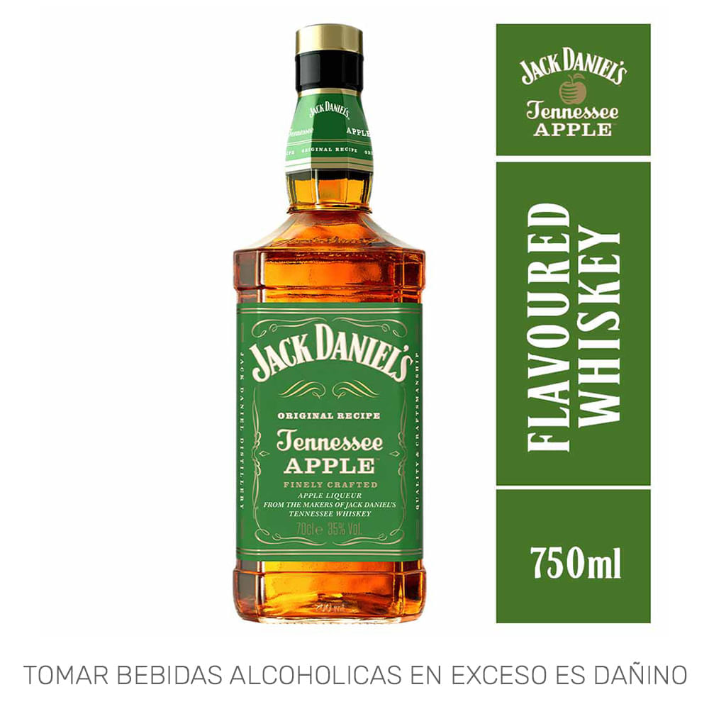 Whisky JACK DANIEL'S Tennessee Apple Botella 750ml
