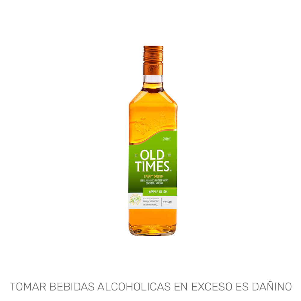 Whisky OLD TIMES Apple Rush Botella 750ml