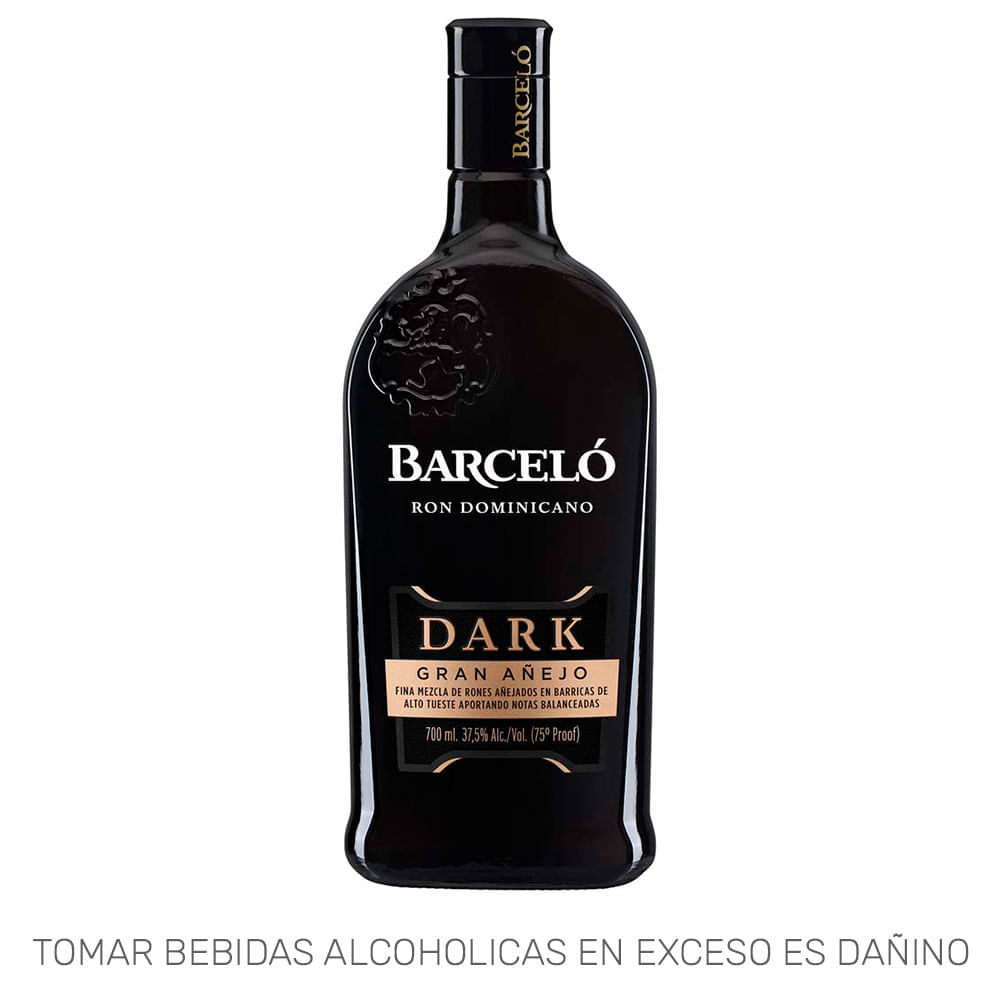Ron BARCELÓ Dark Gran Añejo Botella 700ml Ron BARCELÓ Dark Gran Añejo Botella 700ml