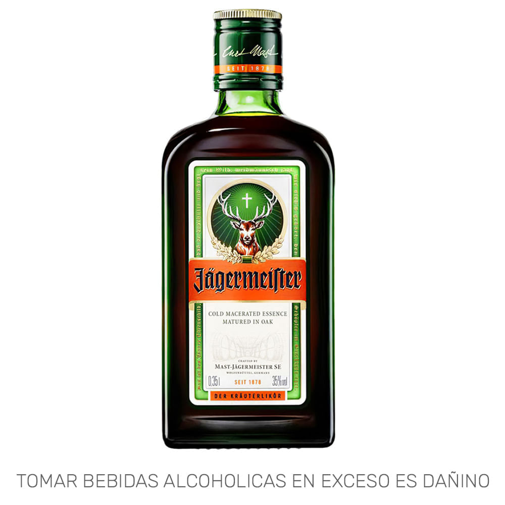 Licor de Hierbas JÄGERMEISTER Botella 350ml Licor de Hierbas JÄGERMEISTER Botella 350ml