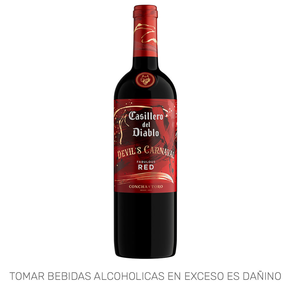 Vino Tinto CASILLERO DEL DIABLO Carnaval Devils Fabulous Botella 750ml