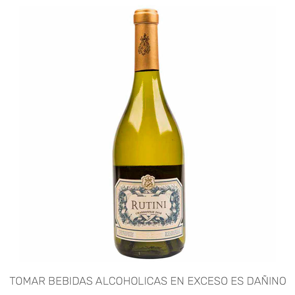 Vino Blanco RUTINI Colección Chardonnay Botella 750ml