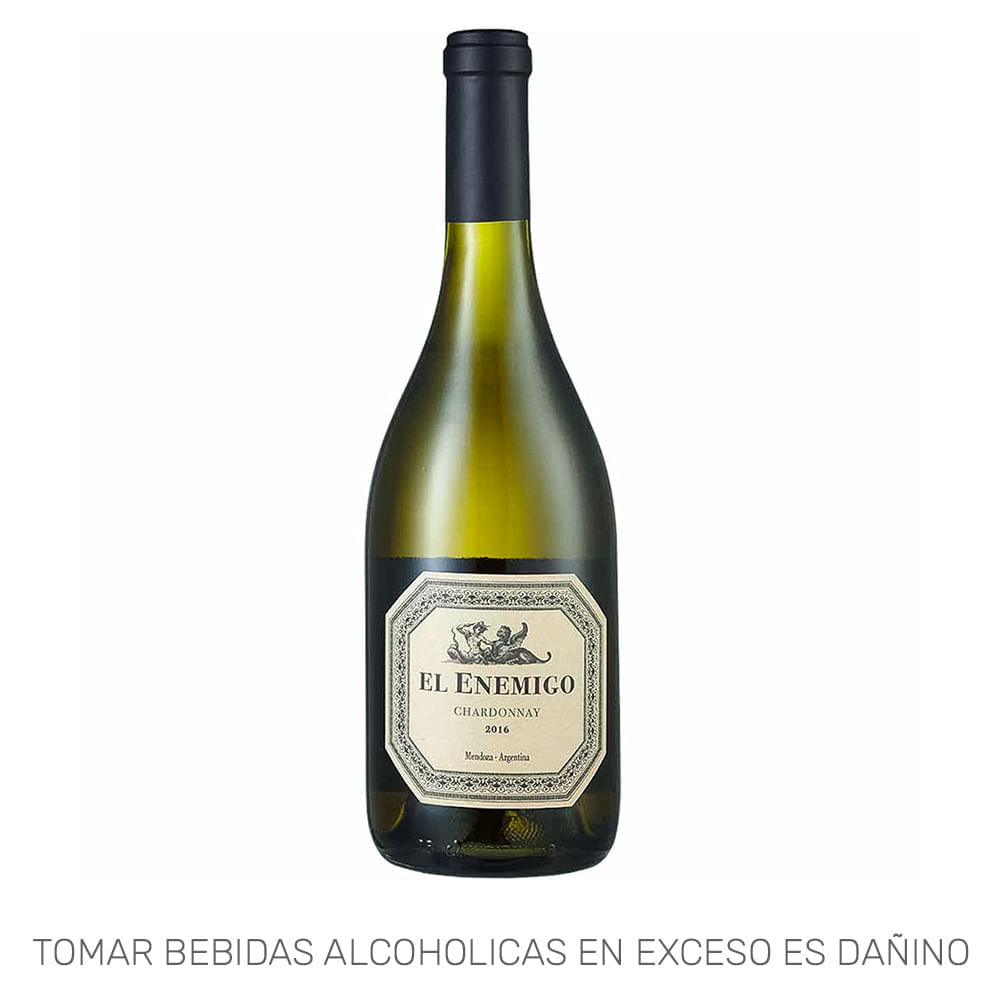 Vino Blanco EL ENEMIGO Chardonnay Botella 750ml