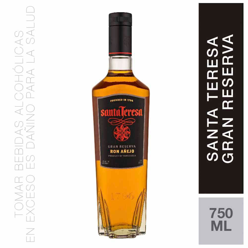 Ron SANTA TERESA Gran Reserva Botella 750ml Ron SANTA TERESA Gran Reserva Botella 750ml