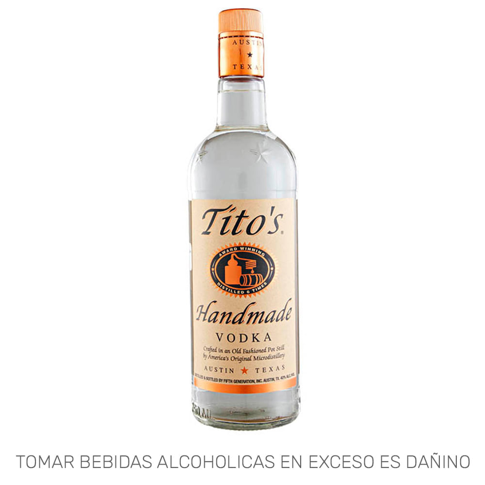Vodka TITO'S Handmade Botella 750ml