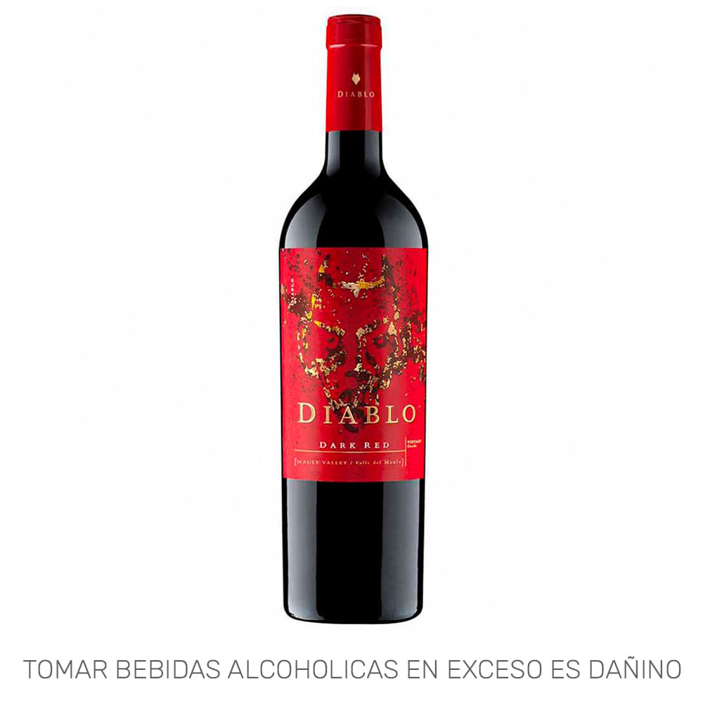 Vino Tinto DIABLO Dark Red Blend Botella 750ml