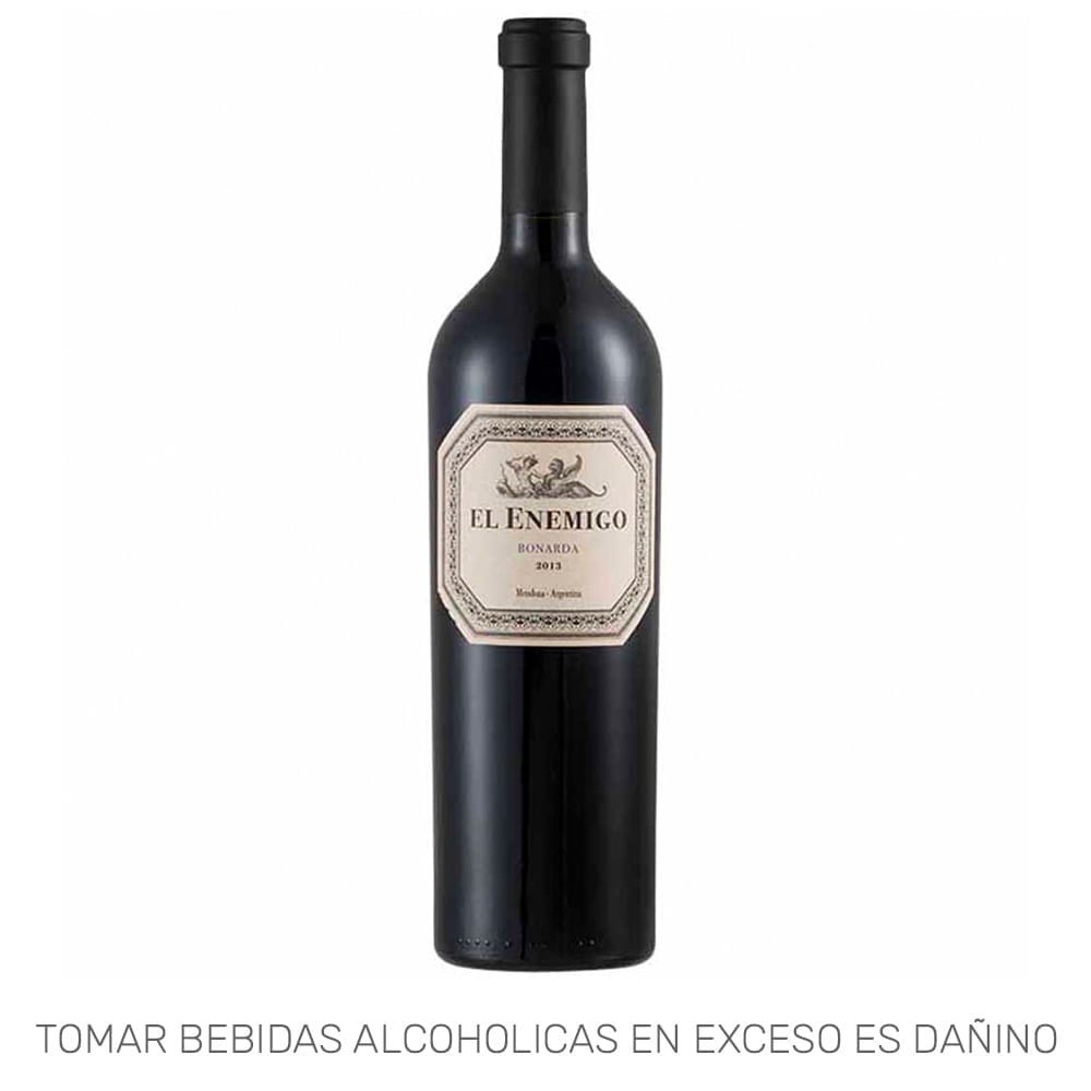 Vino Tinto EL ENEMIGO Bonarda Botella 750ml