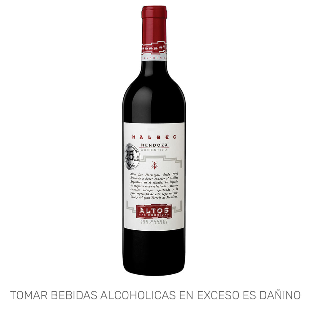 Vino Tinto ALTO LAS HORMIGAS Especialista Botella 750ml Vino Tinto ALTO LAS HORMIGAS Especialista Botella 750ml