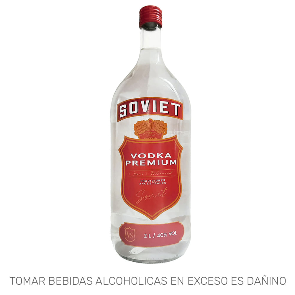 Vodka SOVIET Premium Botella 2L