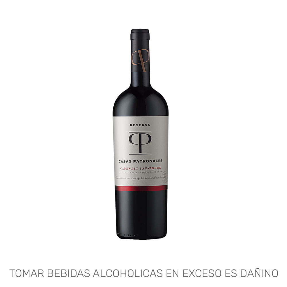 Vino Tinto CASAS PATRONALES Reserva Cabernet Savignon Botella 750ml