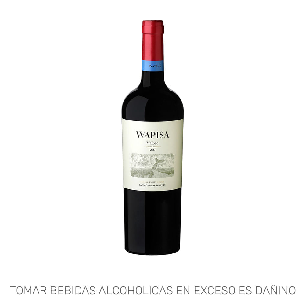 Vino Tinto WAPISA Malbec Botella 750ml Vino Tinto WAPISA Malbec Botella 750ml