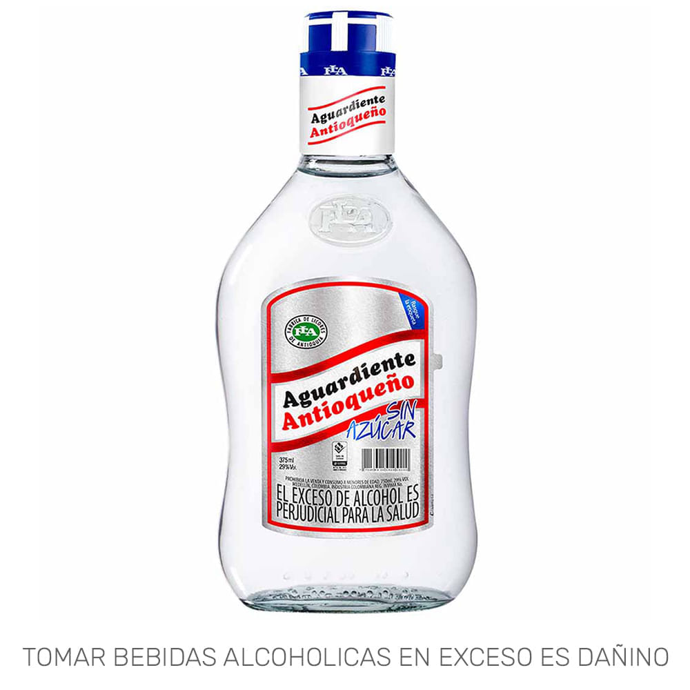 Aguardiante ANTIQUEÑO Sin Azúcar Botella 750ml