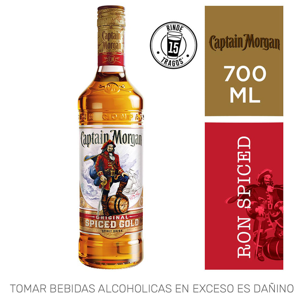 Ron CAPTAIN MORGAN Botella 700ml Ron CAPTAIN MORGAN Botella 700ml