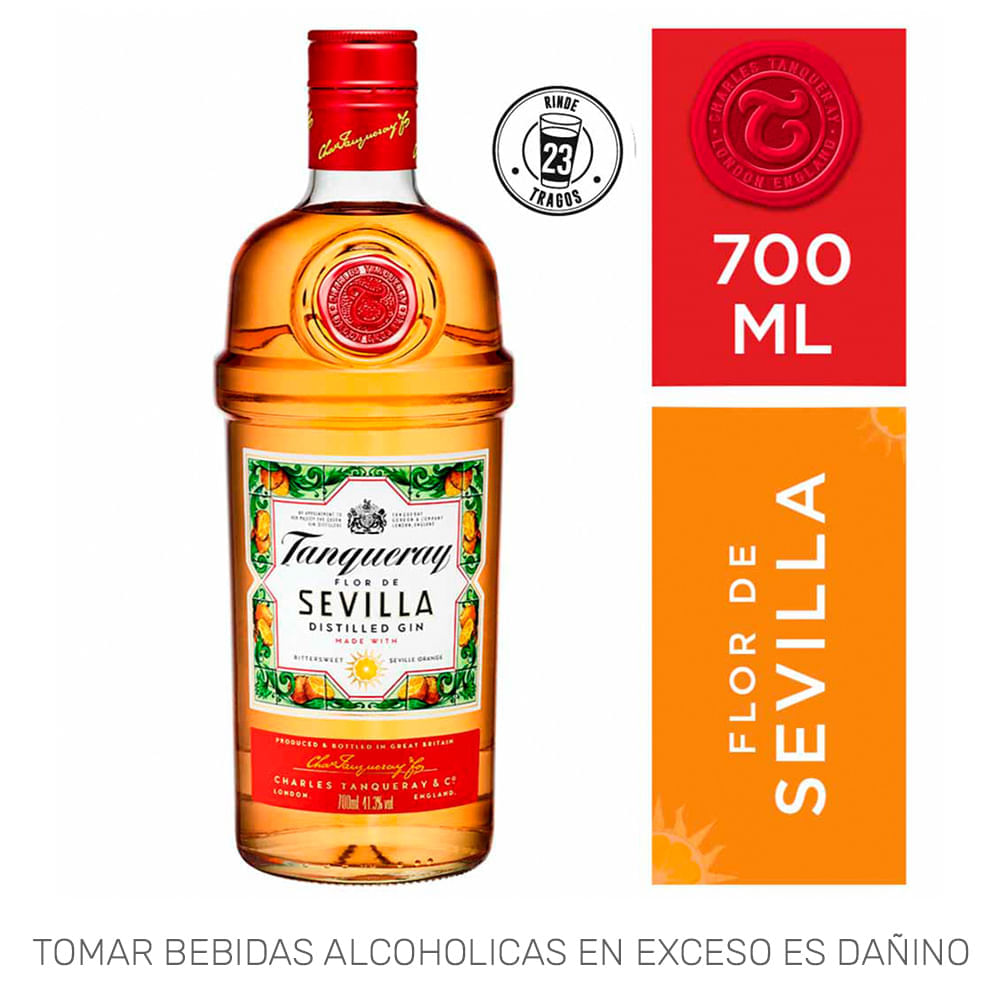Gin TANQUERAY Sevilla Botella 700ml Gin TANQUERAY Sevilla Botella 700ml