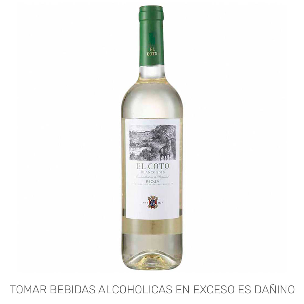 Vino Blanco EL COTO Rioja Clásico Botella 750ml