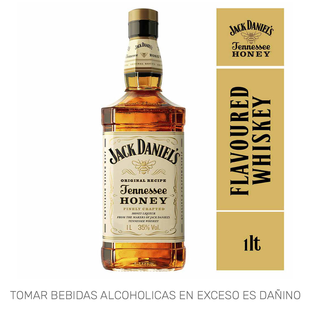 Whisky JACK DANIEL'S Tennessee Honey Botella 1L Whisky JACK DANIEL'S Tennessee Honey Botella 1L