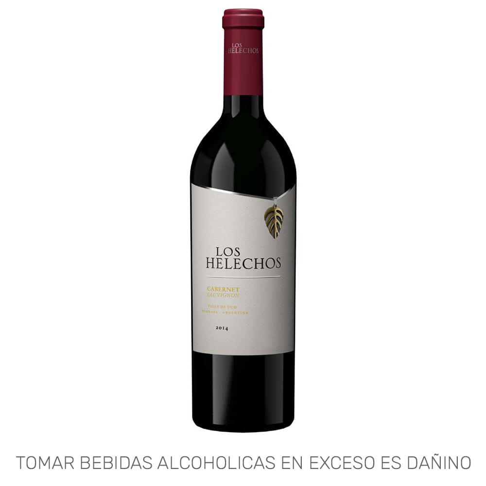 Vino Tinto LOS HELECHOS Cabernet Sauvignon Botella 750ml