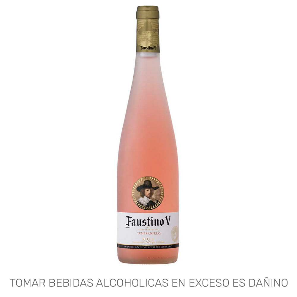 Vino Rosado FAUSTINO Blend Botella 750ml Vino Rosado FAUSTINO Blend Botella 750ml