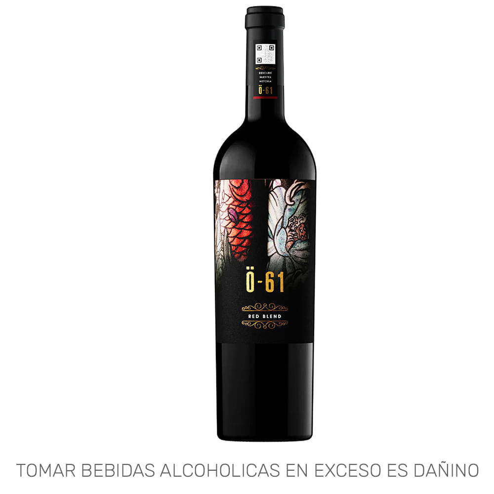 Vino Tinto Ö-61 Red Blend Botella 750ml