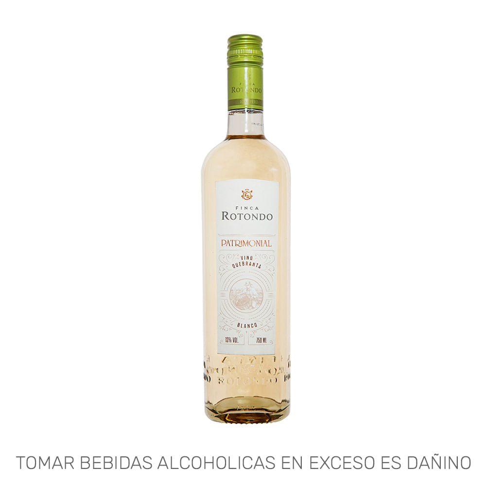 Vino Blanco FINCA ROTONDO Patrimonial Quebranta Botella 750ml
