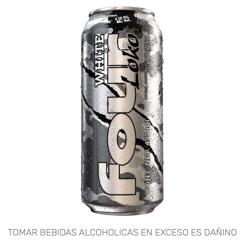 Ready To Drink (RTD) FOUR LOKO White Lata 473ml