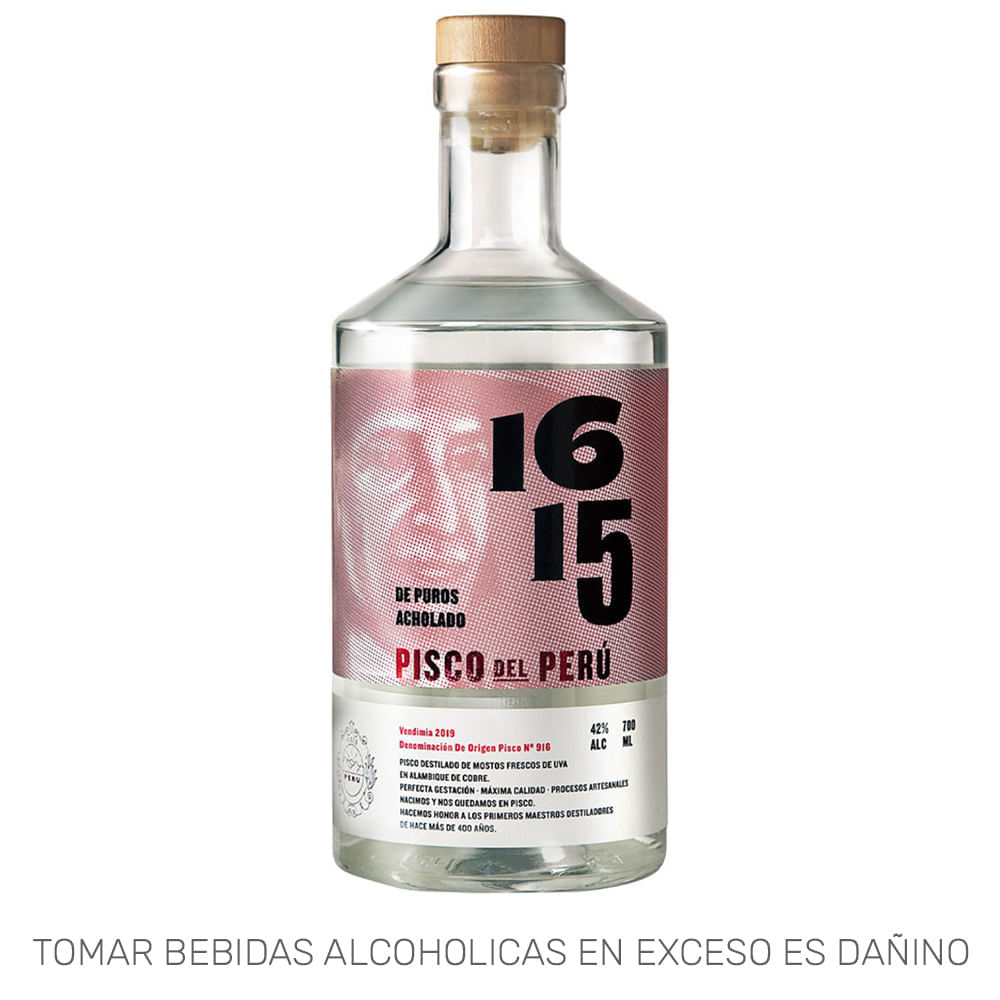 Pisco 1615 Acholado Botella 700ml