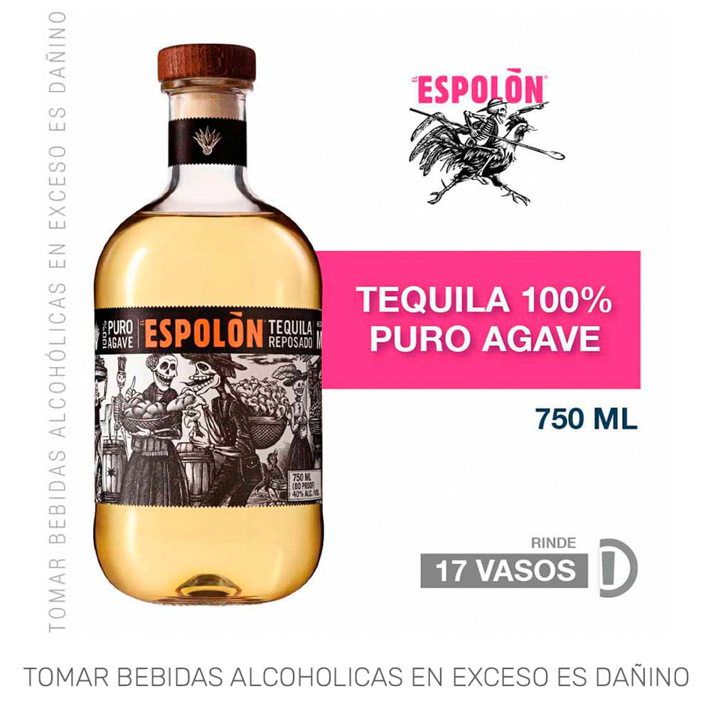 Tequila ESPOLON Reposado Botella 750ml Tequila ESPOLON Reposado Botella 750ml