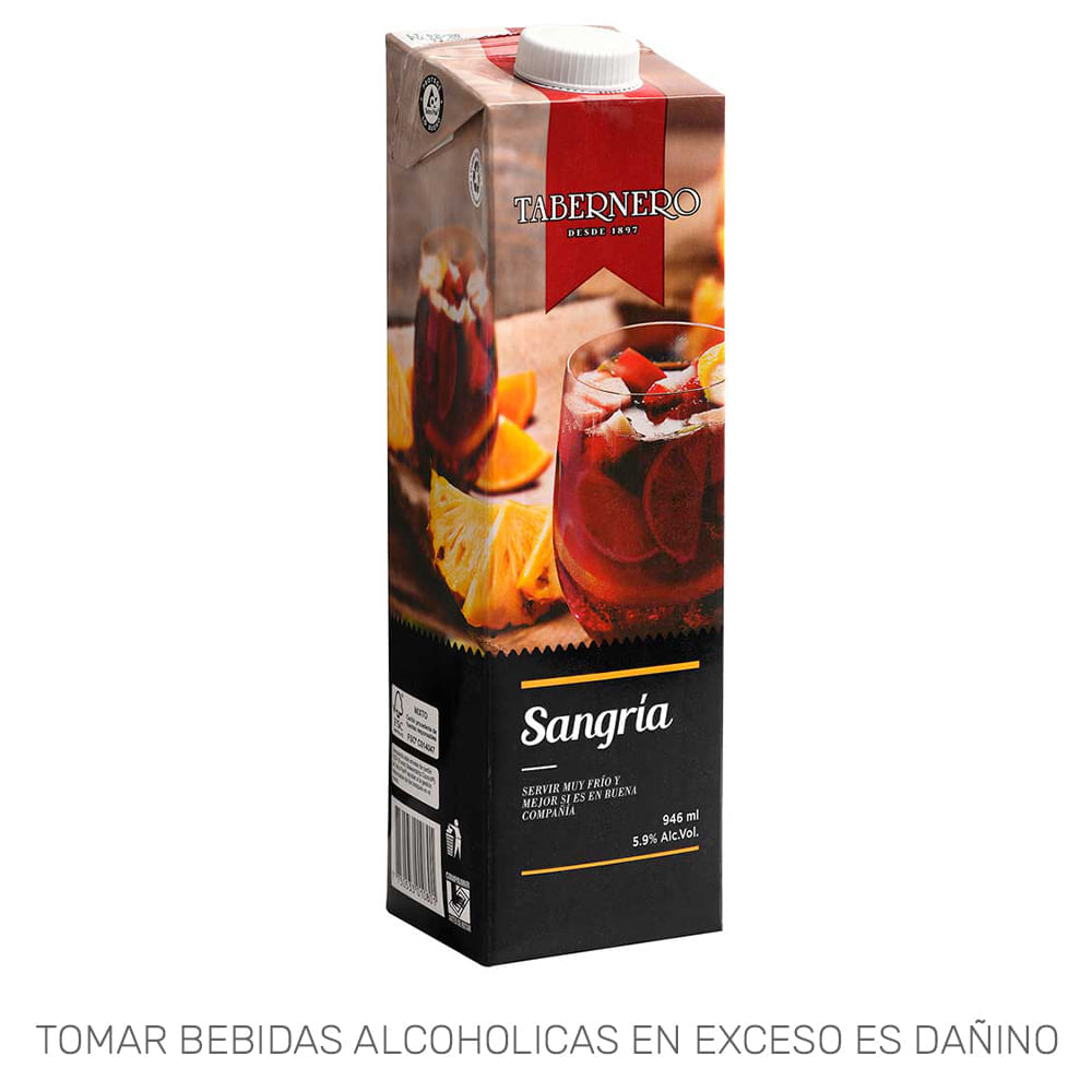 Sangría TABENERO Blend Tetrapack Caja 946ml Sangría TABENERO Blend Tetrapack Caja 946ml