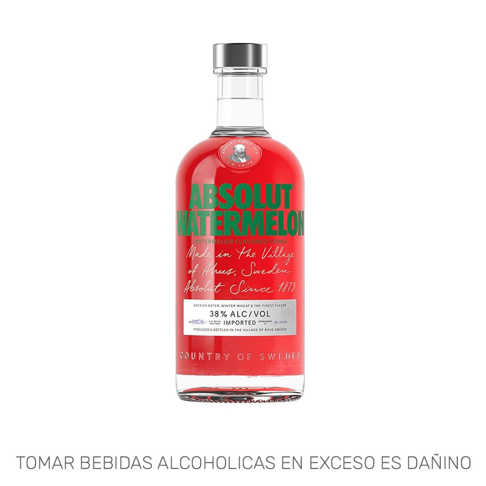 Vodka ABSOLU Watermelon Botella 700ml