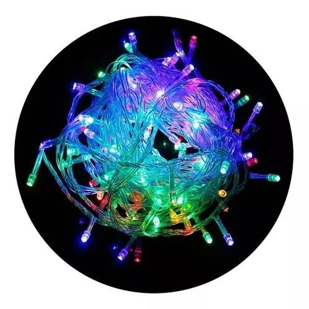 Luces Navideñas para Arbol Guirnalda Lineal - Multicolor